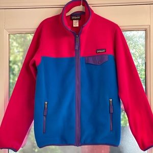 Patagonia Synchilla Zip Up Jacket Blue/Pink S